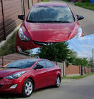 Hyundai Elantra (MD/UD) 2011-2015 Cubiertas de espejos sin hueco para intermitente estilo BMW (2 uds) foto 1