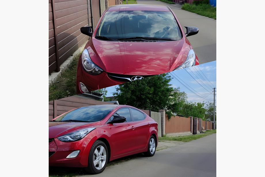 Hyundai Elantra (MD/UD) 2011-2015 Cubiertas de espejos sin hueco para intermitente estilo BMW (2 uds) Image