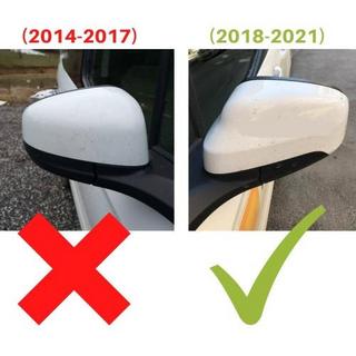 Cubiertas de Espejos BMW-Style (2018↗, 2 uds) Ford Courier 2014-2023 foto 4