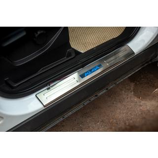 Placas de umbral Libao LED (4 uds, acero inoxidable) foto 1