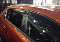 Kia Sportage 2010-2015 Deflectores de ventana cromados (4 uds., Libao) foto 3