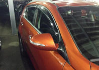 Kia Sportage 2010-2015 Deflectores de ventana cromados (4 uds., Libao) foto 4