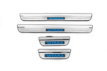 Suzuki Vitara 2015- Placas de umbral Libao LED (4 uds, acero inoxidable) foto 1