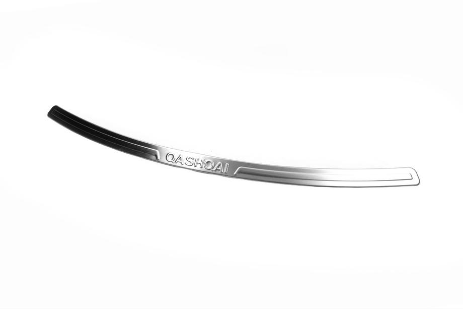 Nissan Qashqai 2007-2010 Protector de Parachoques Trasero Libao Acero Inoxidable Foto 1