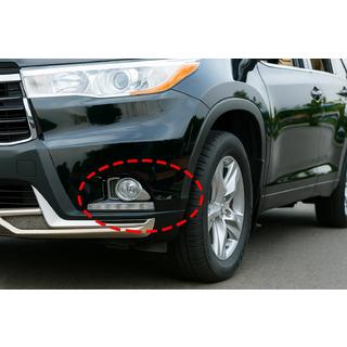Cubiertas para faros antiniebla Libao (2013-2016 ABS) Toyota Highlander 2013-2019 foto 1