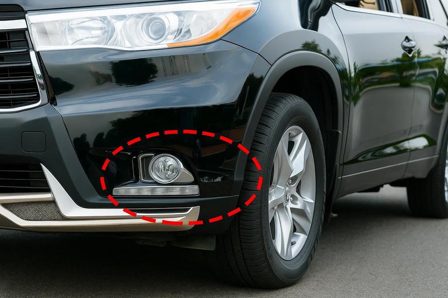 Toyota Highlander 2013-2019 Cubiertas para faros antiniebla Libao (2013-2016 ABS) Image