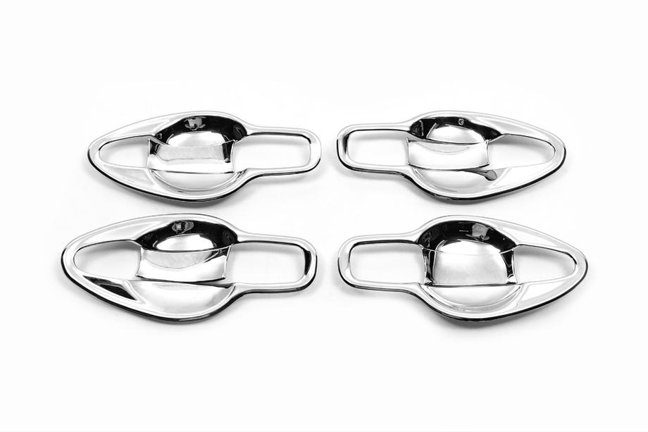 Nissan Qashqai 2014-2021 Cubetas cromadas para manijas Libao (4 uds, plastico) Image