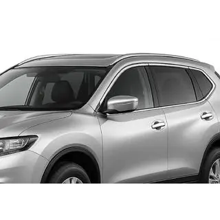 Barras longitudinales de techo integradas grises OEM (para X-trail, aluminio, instalación con adhesivo) foto 1