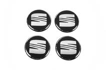 Seat Pegatinas para tapacubos centrales 54mm (4uds) foto 1