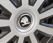 Skoda Pegatinas para tapacubos centrales 54mm (4uds) foto 1
