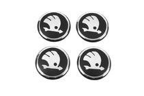 Skoda Pegatinas para tapacubos centrales 54mm (4uds) foto 2