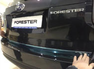 Subaru Forester 2013-2018 Moldura de maletero Libao acero inoxidable foto 2