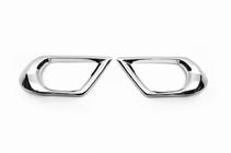 Subaru Forester 2013-2018 Cubiertas cromadas para faros antiniebla Libao (2 uds, plastico) foto 3