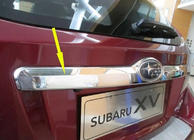 Subaru XV 2011-2017 Moldura sobre la matrícula Libao (acero inoxidable) foto 5