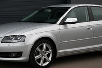Audi A3 2003-2012 Cubiertas de Espejos 2010-2012 (2 uds, Acero Inoxidable) foto 3