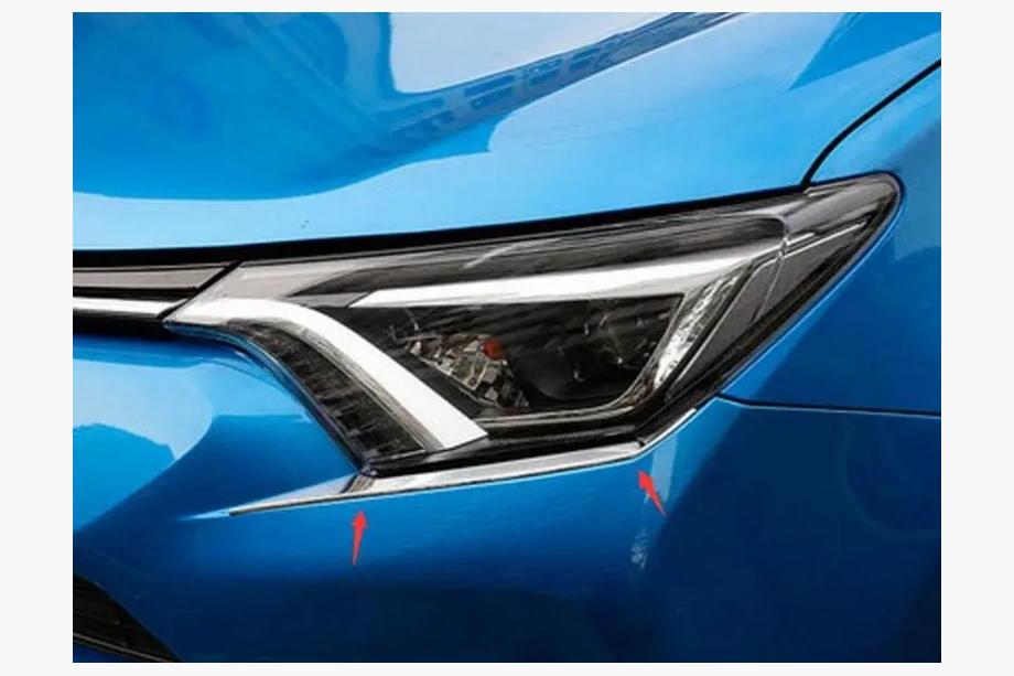 Toyota Rav 4 2013-2018 Molduras Inferiores de Faros Libao 2016-2018 (2 uds, plastico) Foto 1