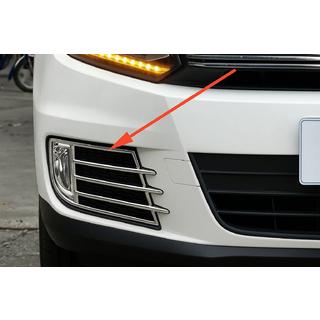 Cubiertas cromadas para faros antiniebla Libao 2011-2016 para Aziat (2 uds, plastico) Volkswagen Tiguan 2007-2016 foto 1