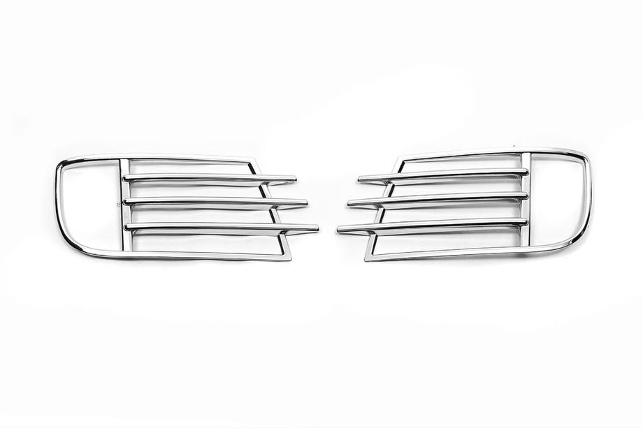 Volkswagen Tiguan 2007-2016 Cubiertas cromadas para faros antiniebla Libao 2011-2016 para Aziat (2 uds, plastico) Foto 4