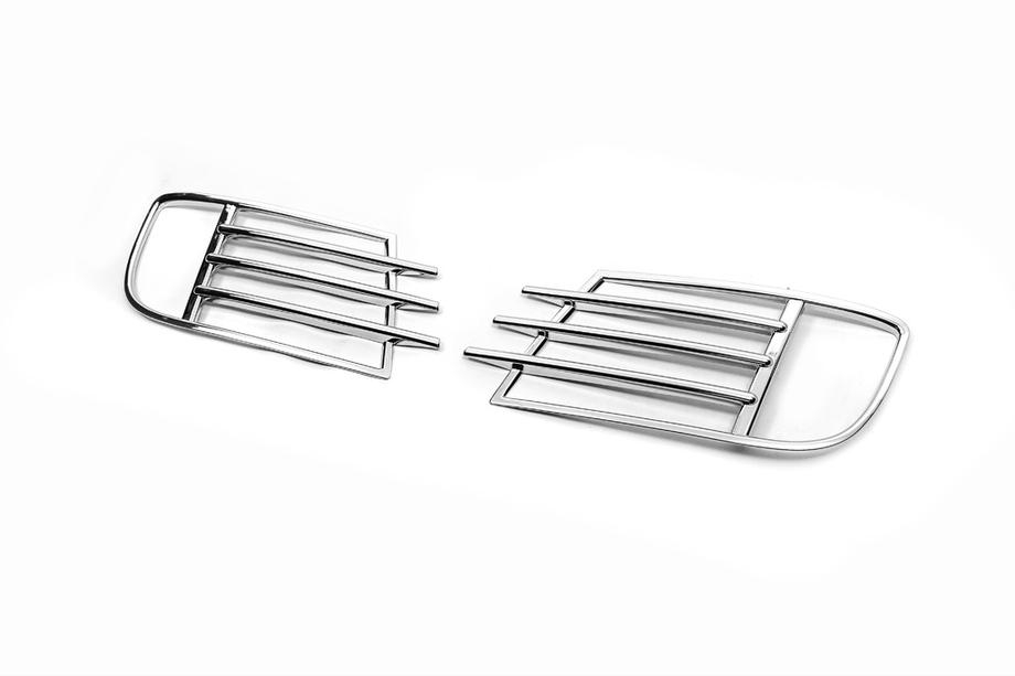 Volkswagen Tiguan 2007-2016 Cubiertas cromadas para faros antiniebla Libao 2011-2016 para Aziat (2 uds, plastico) Foto 3