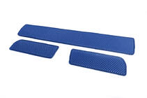 Volkswagen Crafter 2006-2016 Alfombrillas para umbral de puerta (3 uds, EVA, azul) foto 2