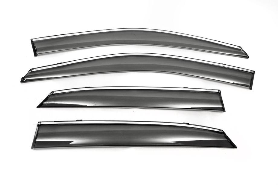 BYD S6 2010-2016 Deflectores de ventana cromados (4 uds., Libao) Image