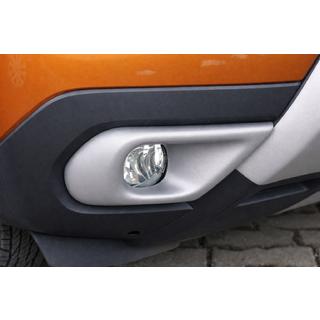 Cubiertas para faros antiniebla (ABS, gris) Dacia Duster 2018-2024 foto 1