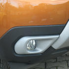 Renault Duster 2018-2024 Cubiertas para faros antiniebla (ABS, gris) foto 3