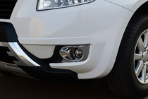 Geely Emgrand X7 2011- Cubiertas cromadas para faros antiniebla Libao (2 uds, plastico) foto 3
