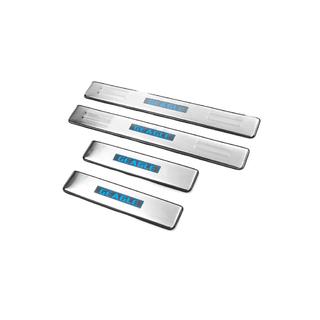 Placas de umbral Libao LED (4 uds, acero inoxidable) Geely Emgrand X7 2011- foto 1
