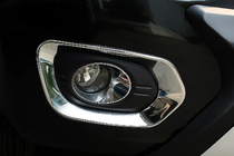 GreatWall Haval H6 2011- Cubiertas cromadas para faros antiniebla Libao 2012+ (2 uds, plastico) foto 2