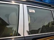 Toyota Land Cruiser Prado 150 2009-2023 Juego completo de molduras cromadas para ventanas foto 3