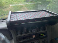 Mercedes Sprinter W901/902/903/904/905 1995–2006 Estante de salpicadero (2000-2006, Negro con costura roja) CDI foto 6