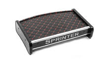 Mercedes Sprinter W901/902/903/904/905 1995–2006 Estante de salpicadero (2000-2006, Negro con costura roja) CDI foto 4