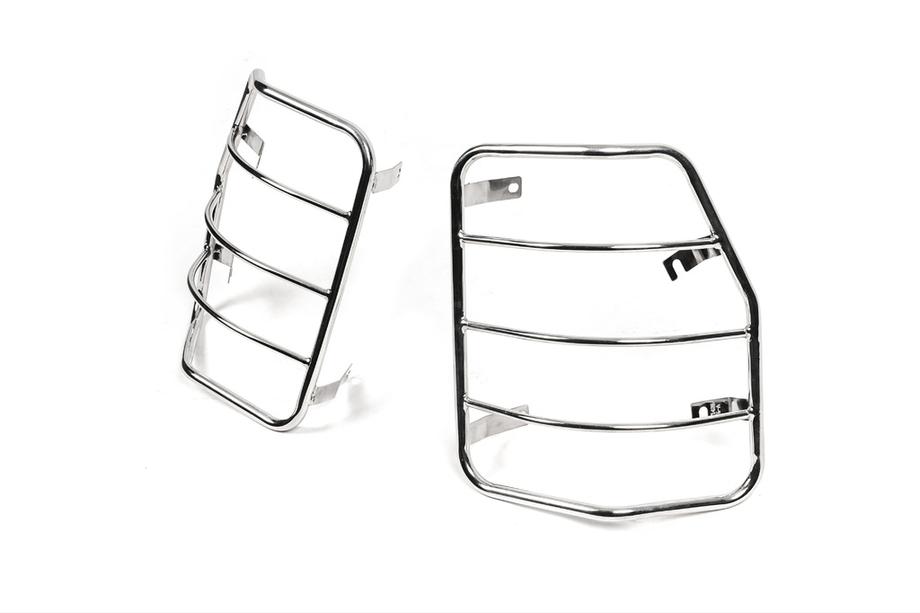 Toyota Land Cruiser 100 1998-2007 Protectores de Faros Traseros Cromados (para Land Cruiser 105) Foto 3