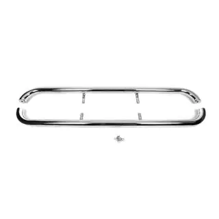 Protecciones laterales de estribos (2 uds, acero inoxidable) Toyota Land Cruiser 100 1998-2007 foto 1