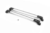 Renault Duster 2008–2017 Barras de techo para rieles con llave Skybar V1 (2014-2018, 2 uds) 2014-2018, Gris foto 2