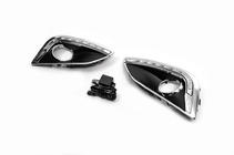 Hyundai IX-35 2010-2015 Inserciones de Faros Antiniebla (2 uds, con LED) foto 2