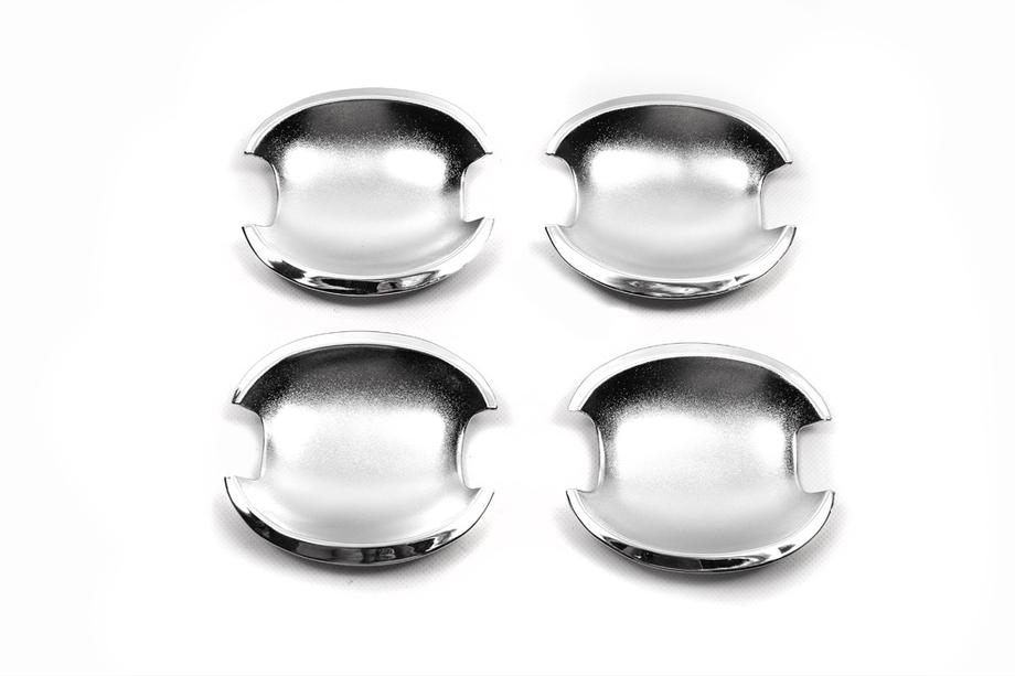 Skoda Octavia II A5 2010-2013 Cubetas cromadas para manijas Libao (4 uds, plastico) Foto 1
