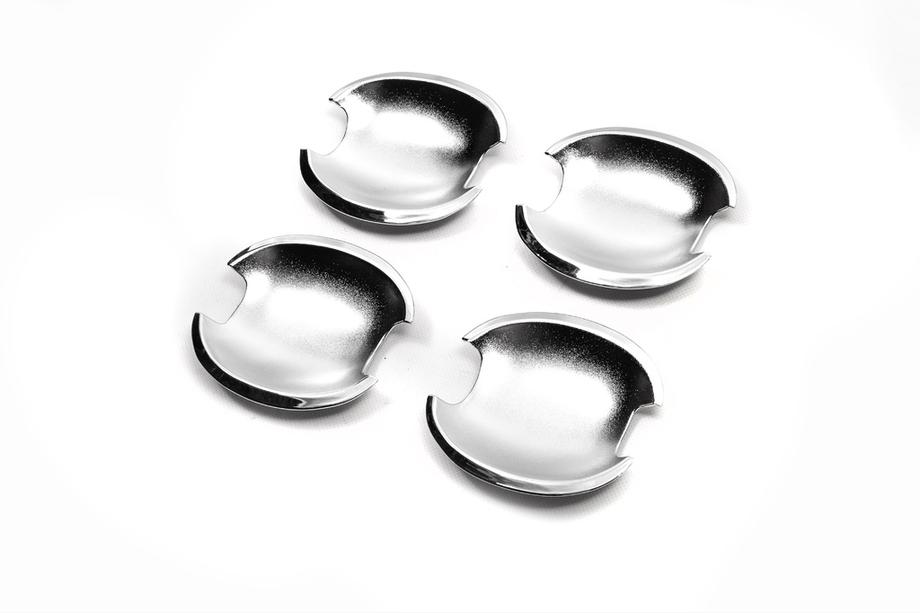 Skoda Octavia II A5 2010-2013 Cubetas cromadas para manijas Libao (4 uds, plastico) Foto 2