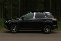 Toyota Rav 4 2013-2018 Juego completo de molduras cromadas para ventanas foto 1
