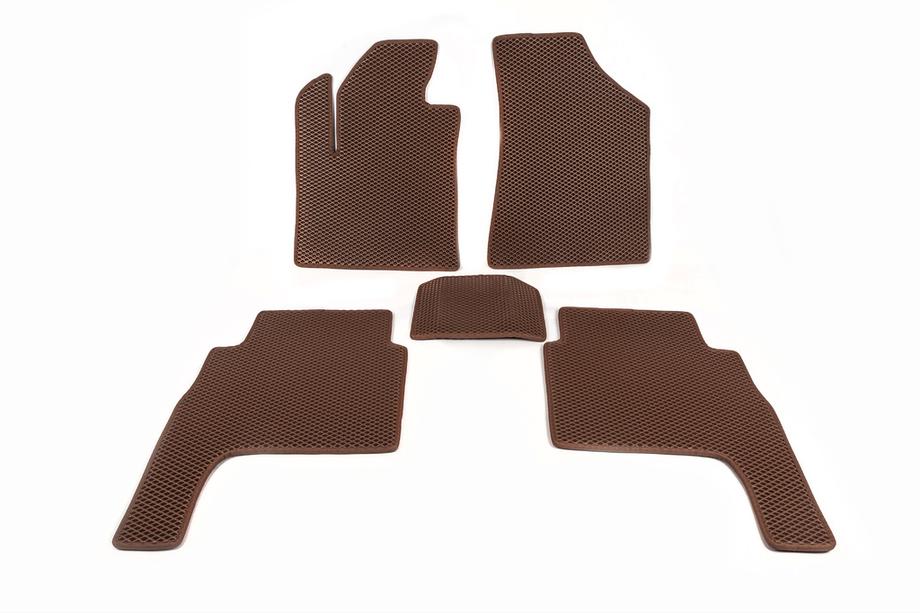 Hyundai Santa Fe 2 2006-2012 Alfombrillas EVA (rojo ladrillo) Image