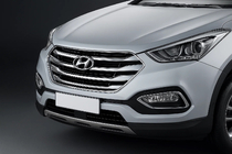 Hyundai IX-35 2010-2015 Molduras protectoras cromadas para parachoques Tucson Korea 2013-2015 (ABS) foto 1