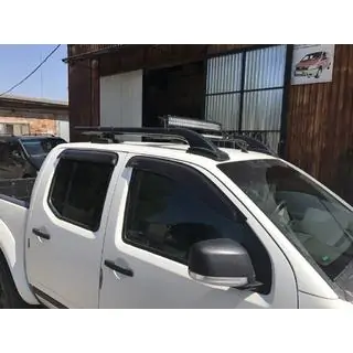 Barras de techo con travesaños (2 uds, negras) foto 4