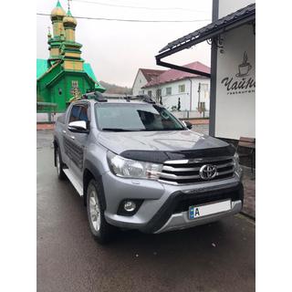 Barras de techo con travesaños (2 uds, Cromo) Toyota Hilux 2015- foto 2