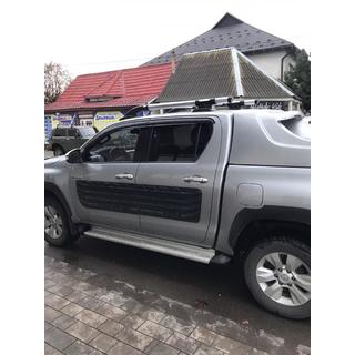 Barras de techo con travesaños (2 uds, Cromo) Toyota Hilux 2015- foto 3