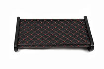 Nissan Primastar 2002-2014 Estante de salpicadero (2001-2010, Negro con costura roja) foto 4
