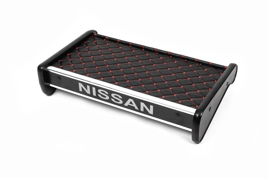Nissan Primastar 2002-2014 Estante de salpicadero (2001-2010, Negro con costura roja) Image