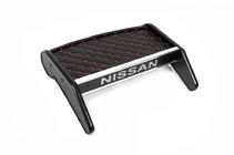 Nissan Primastar 2002-2014 Estante de salpicadero (2010-2014, Negro con costura roja) foto 3