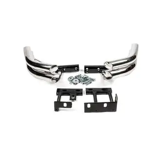 Esquinas traseras dobles Libao (acero inoxidable) Hyundai Santa Fe 2 2006-2012 foto 3