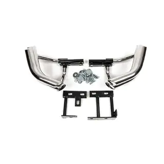 Esquinas traseras dobles Libao (acero inoxidable) Hyundai Santa Fe 2 2006-2012 foto 2
